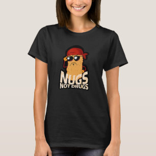 Camiseta Nugget Engraçado - Nugs Não Drogas