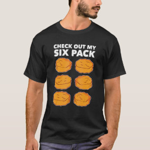 Camiseta Nugget Seis Pacotes Nugget Nuggets de Frango Comi