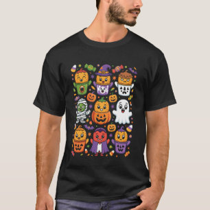 Camiseta Nuggets de Frango Abóbora Halloween 90's Vintage