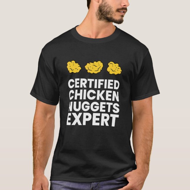 Camiseta Nuggets de frango certificados Especialistas Nugge (Frente)