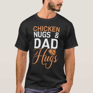 Camiseta Nuggets de Frango E Abraços do Papai
