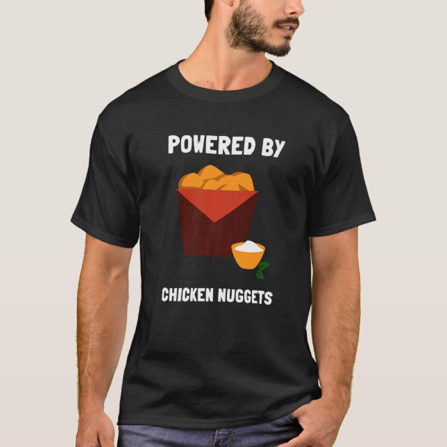 Camiseta Nuggets de Frango e Frango Frito Premium (Frente)