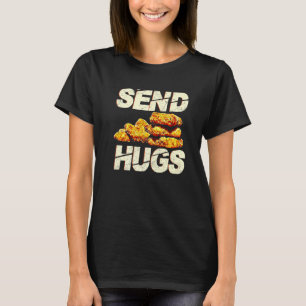 Camiseta Nuggets de Frango Enviar Abraços Fast Food
