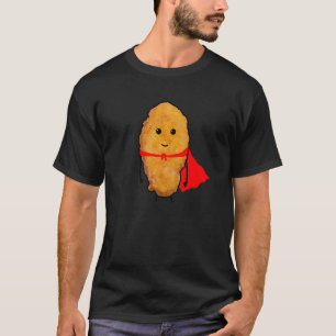 Camiseta Nuggets de Frango Lindos Super Heróis