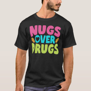 Camiseta Nuggets de Frango Nugs Sobre Drogas Frango Frito R