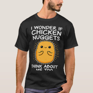 Camiseta Nuggets de Frango Pense Em Mim Também Nuggies Fast