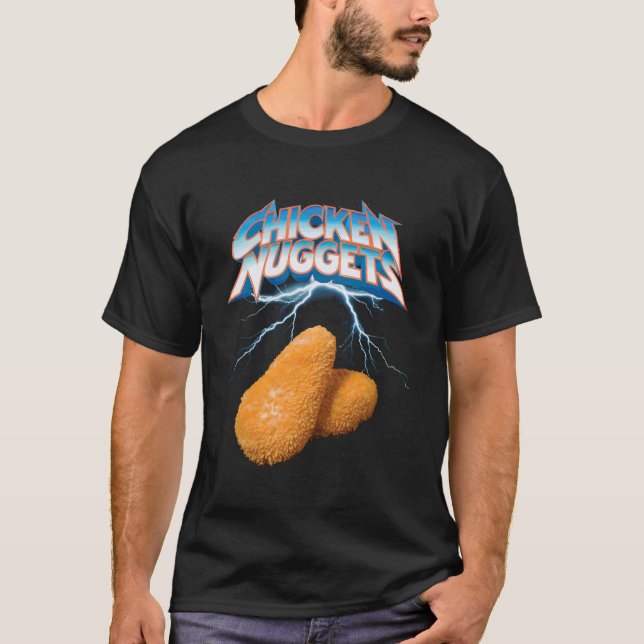 Camiseta Nuggets de Frango Vintage (Frente)