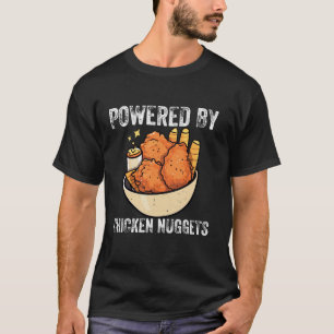 Camiseta Nuggets Engraçados De Frango Alimentados Por Nugge