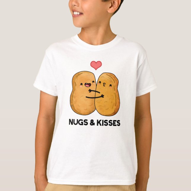Camiseta Nugs E Beijos Galinha Engraçada (Frente)