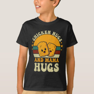 Camiseta Nugs E Mamãe Abraçam Toddler Por Amor De Frango Nu