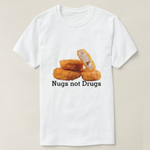 Camiseta Nugs não droga o Tshirt - engraçado