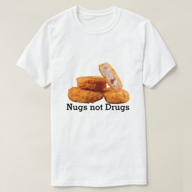 Camiseta Nugs não droga o Tshirt - engraçado (Frente do Design)