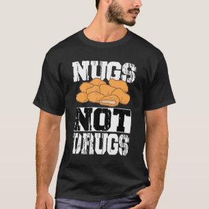 Camiseta Nugs Não Drogas Figurino de Frango