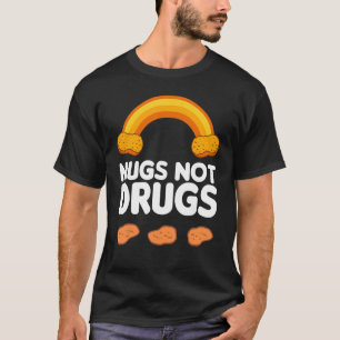 Camiseta Nugs Não Drogas Frango Nugget Rainbow Costume