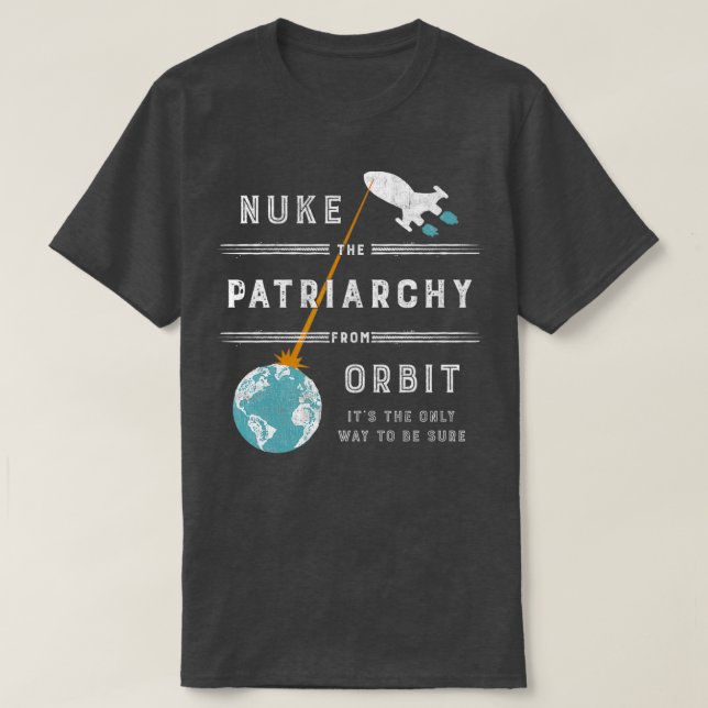 Camiseta Nuke, a Patriarquia de Órbita  (Frente do Design)