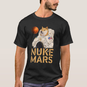 Camiseta Nuke Mars Dogecoin Astronaut Funny HODL Crypto Mem