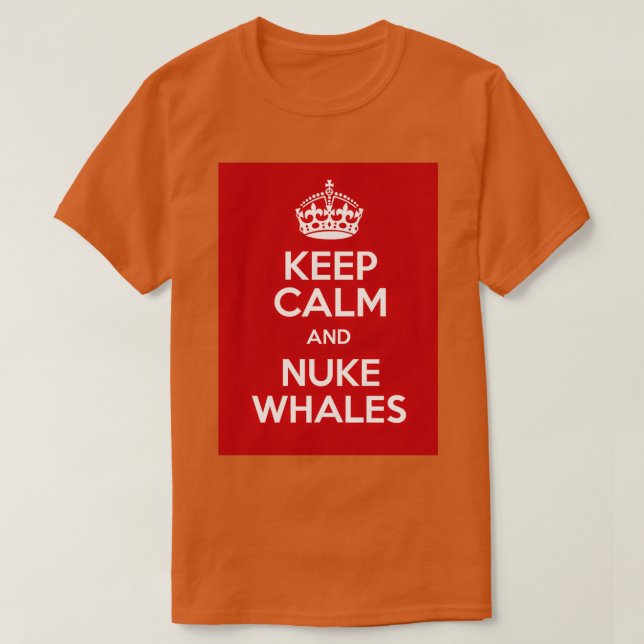 CAMISETA NUKE THE WHALES (Frente do Design)