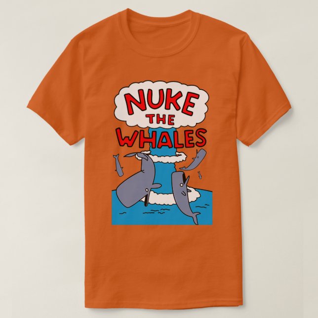 Camiseta Nuke The Whales 8 (Frente do Design)