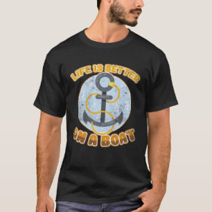 Camiseta num barco