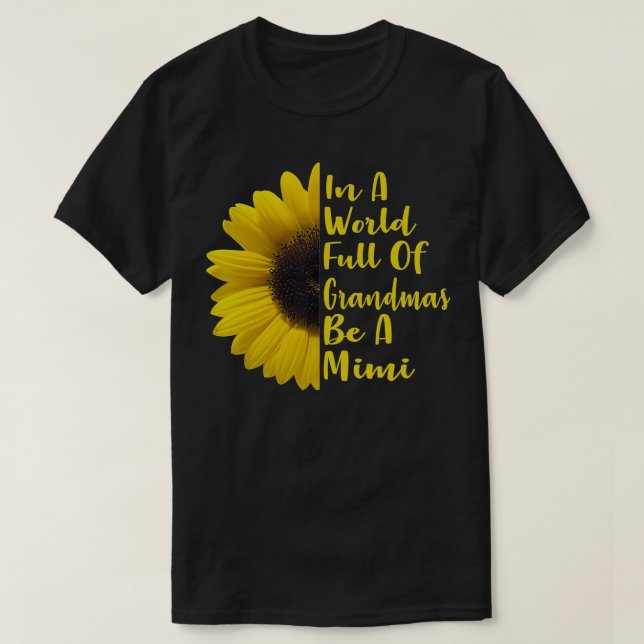 Camiseta Num Cheio Mundial, Avós Sejam Mimi (Frente do Design)