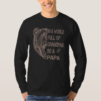 Camiseta Num Cheio Mundial De Avós Seja Um Papa
