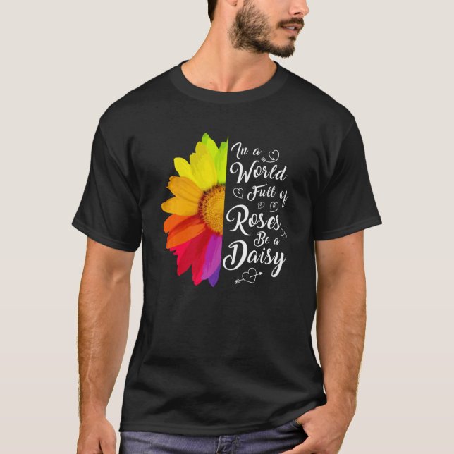 Camiseta Num Cheio Mundial De Rosas, Seja Um Inspirador Dai (Frente)