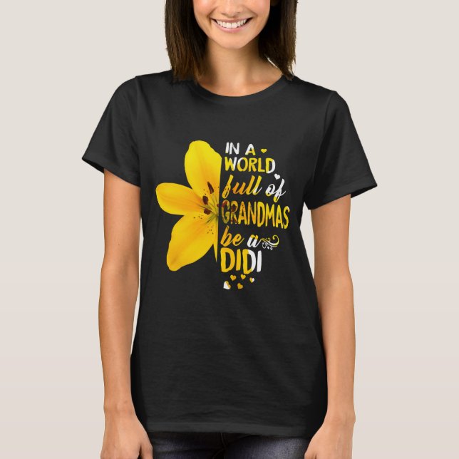 Camiseta Num Cheio Mundial, Vovô Seja Flor Didi  (Frente)