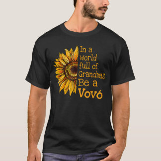 Camiseta num Mundo de Avós Seja Uma Vov Portugal Português