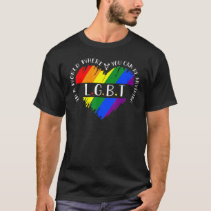 Camiseta Num Mundo Onde Você Pode Ser Qualquer Coisa Lgbt H