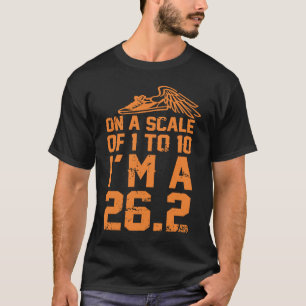 Camiseta Numa escala de 1 a 10 pistas de maratona