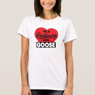 Camiseta Numa Relação Com Ganso