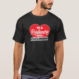 Camiseta Numa Relação Com Pepinos Pepino
