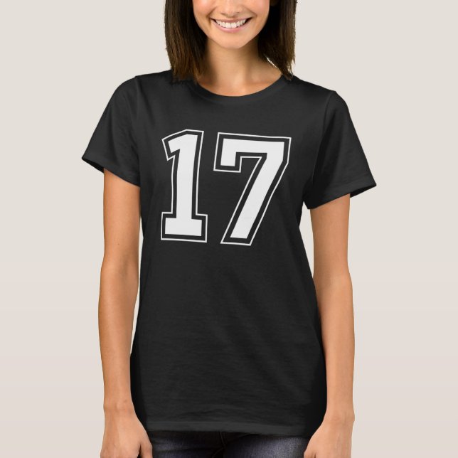 Camiseta Number 17 (Frente)