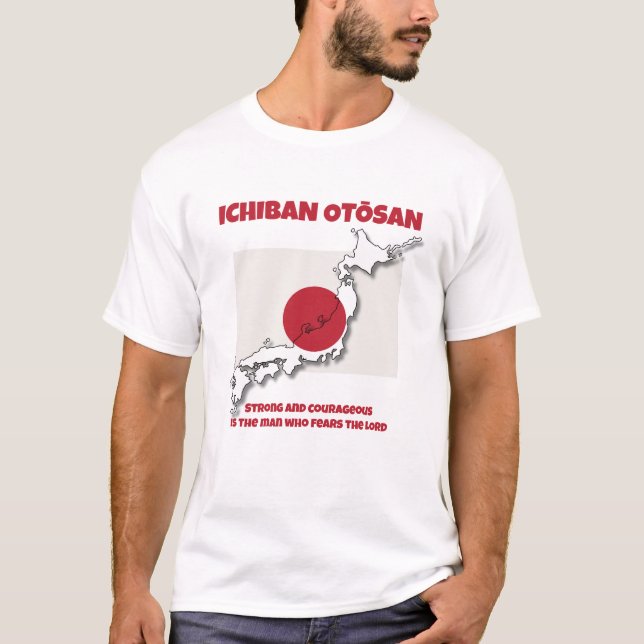 Camiseta Number 1 Ichiban Otosan JAPANESE DAD Christian (Frente)