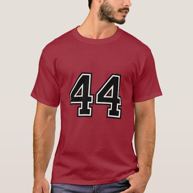 Camiseta Number 44 Varsity Sports Jersey | 44th Birthday (Frente)