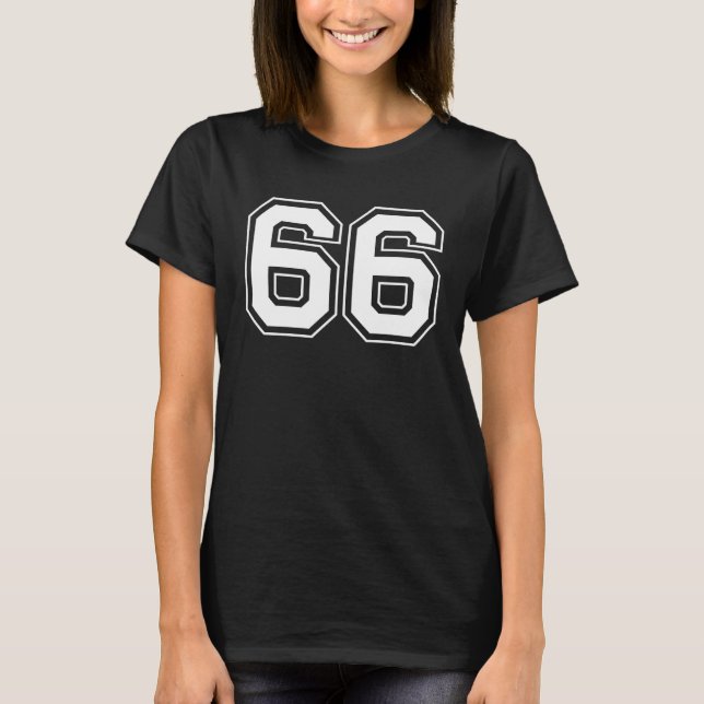 Camiseta Number 66 (Frente)