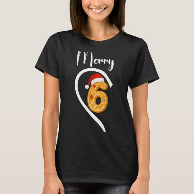 Camiseta Number 67 Matching Christmas 6 7 Six Seven 6 7 Mem (Frente)