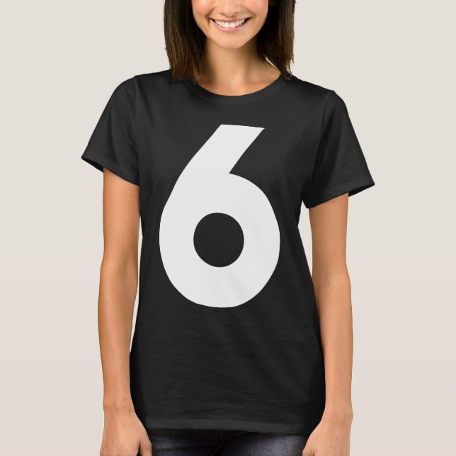 Camiseta Number 6 Front  (Frente)
