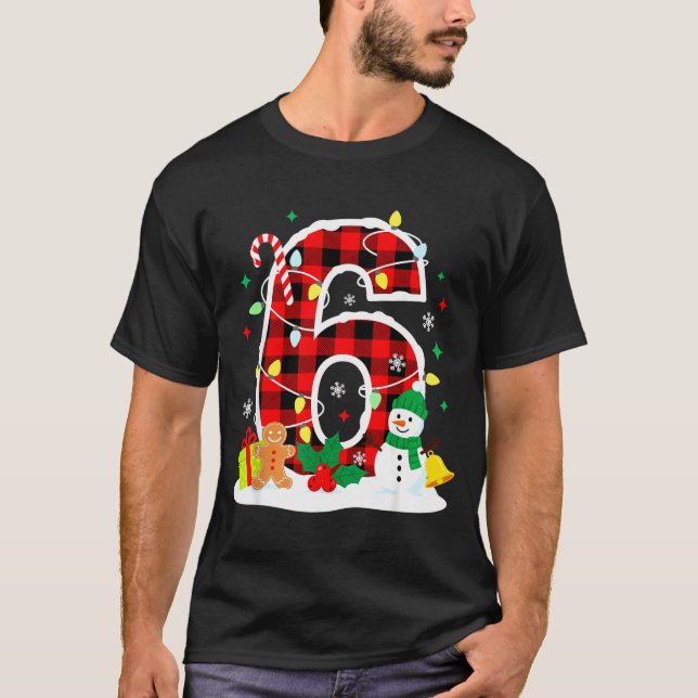 Camiseta Number 6 Funny 67 Six Seven Meme Matching Couple C (Frente)