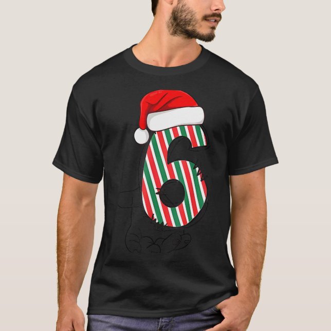 Camiseta Number 6 Matching 67 Meme Christmas Costume Men Wo (Frente)