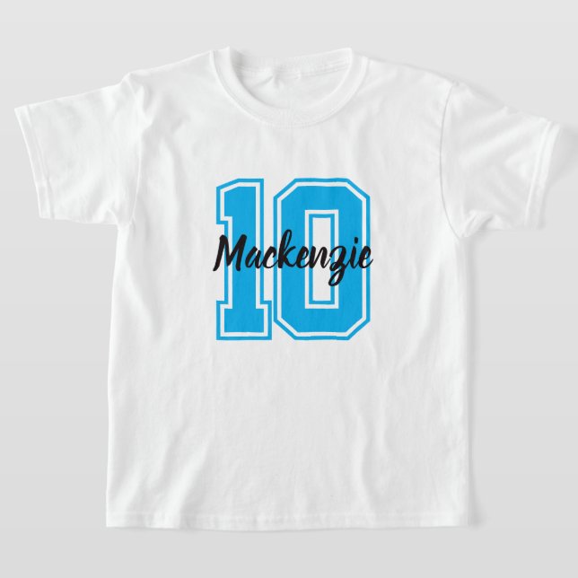 Camiseta Number And Name Personalized  (Postura )