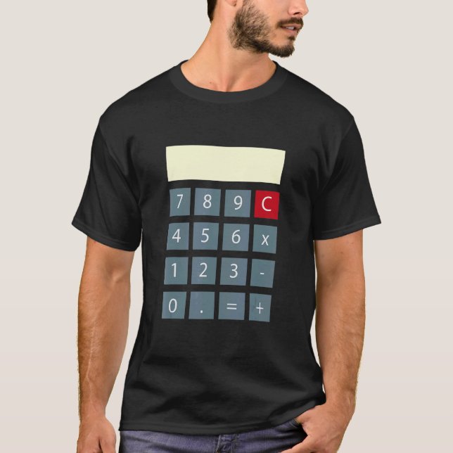 Camiseta Numbers   maths day Calculator kids   Numbers (Frente)