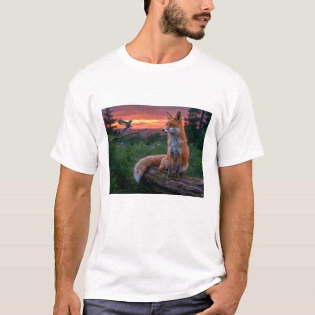 Camiseta Numeração natural "Onde a natureza pára, começa a  (Frente)