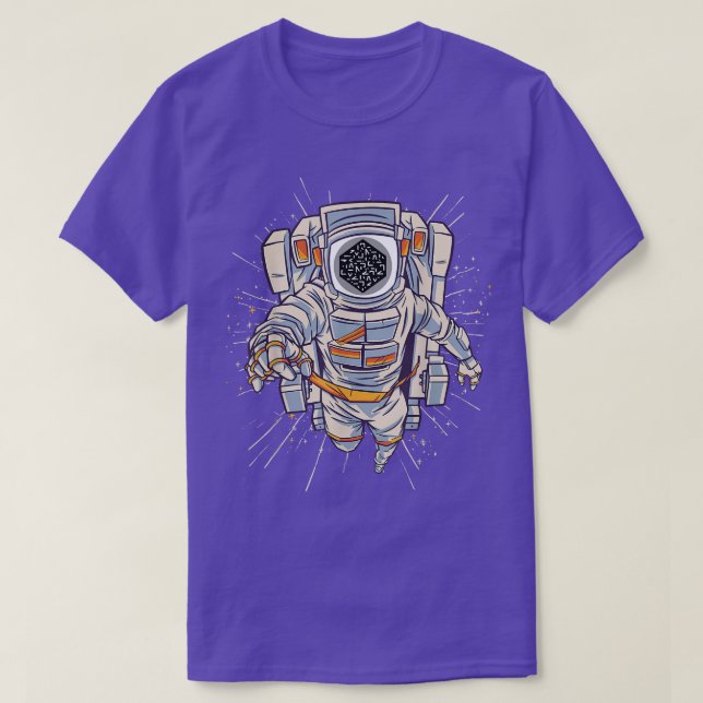 Camiseta Numeraire Crypto Tee, Numeraire Astronauta to Moon (Frente do Design)