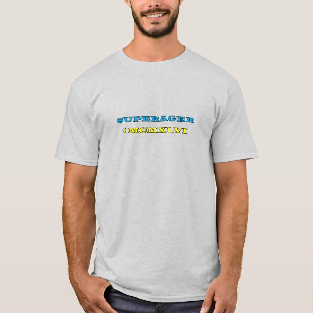 Camiseta Numeral T Shirt Romano Super Ager (Frente)
