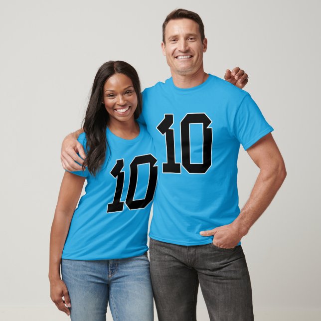 Camiseta Número 10 (Unissex)