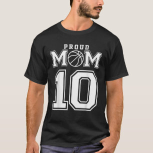 Camiseta Número 10 Personalizada Mãe Personalizada De Basqu