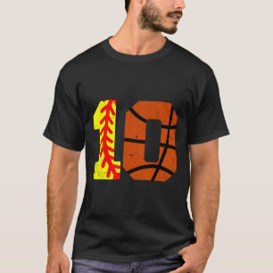 Camiseta Número 10 Softll Sketll Engraçado Anivers