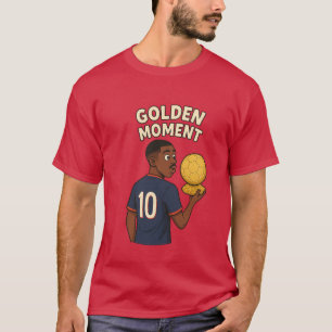 Camiseta Número 10 Tributo   T-Shirt Herói de Futebol do Ca