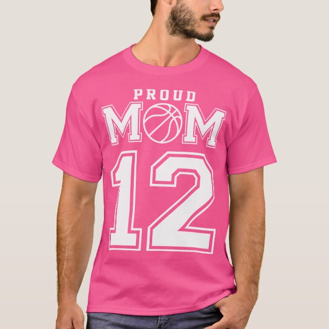 Camiseta Número 12 - Personalizada Mãe Personalizada De Bas (Frente)